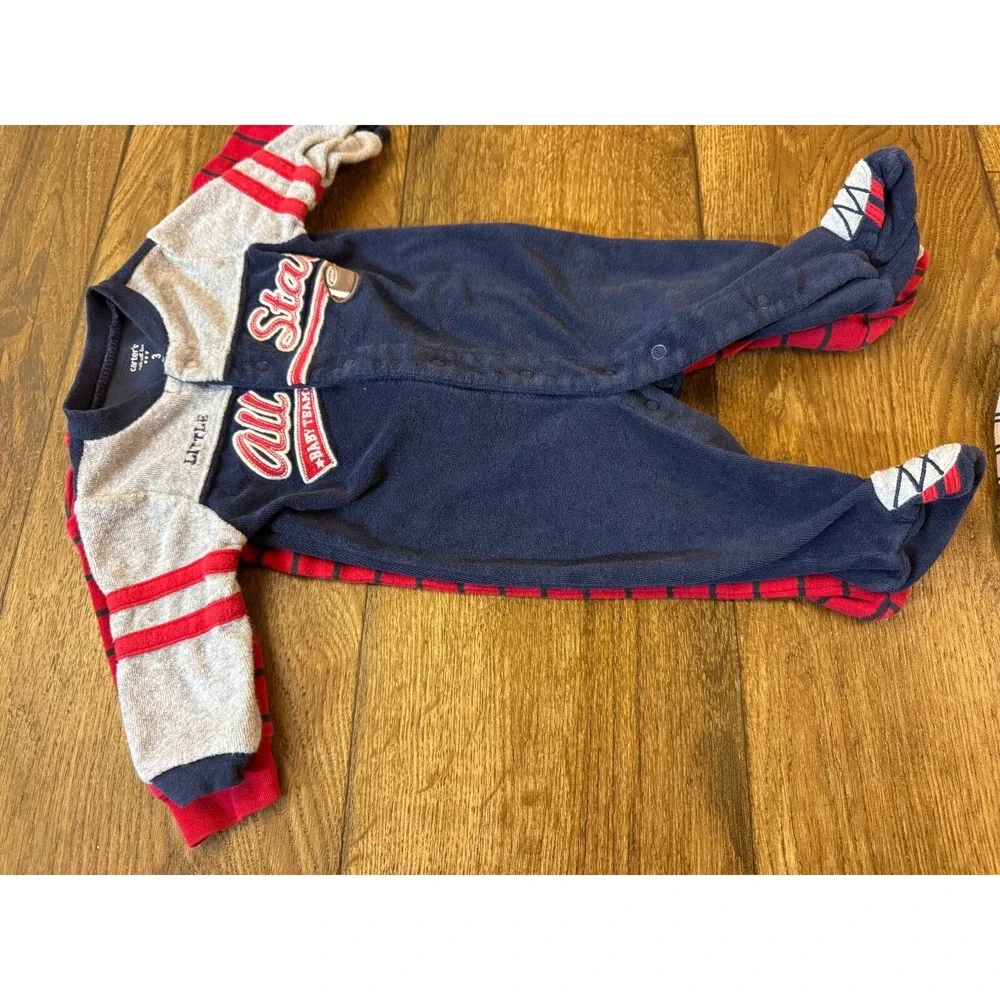 Carters Baby Boy 6 Months Footed Sleepers Pajamas Outfits Clothes‎ Lot Bundle
